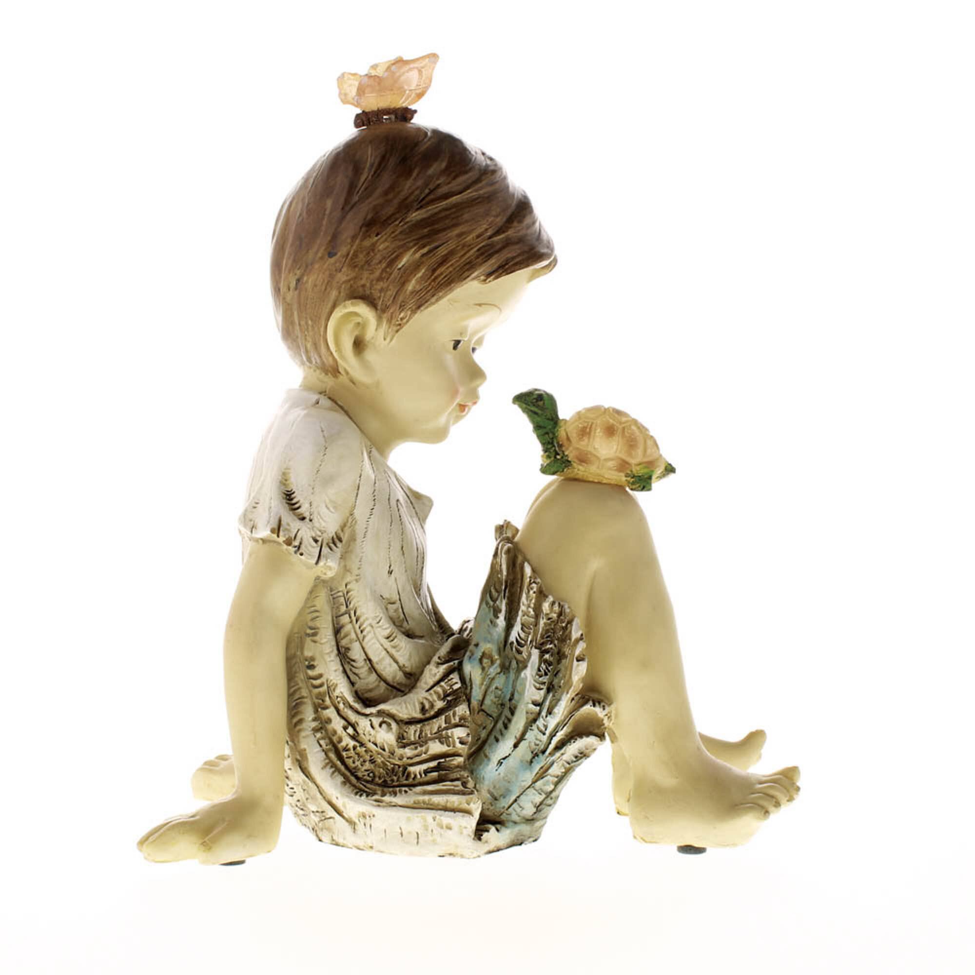 10.5" Making Friends Solar Sculpture